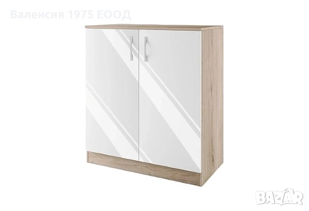 Скрин Сити 3009 сонома, орех или комбинация бяло/ сонома, снимка 10 - Скринове - 20978619