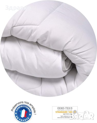 Blanrêve - Лека и дишаща синтетична завивка - Антиакарна 140 х 200см!, снимка 2 - Олекотени завивки и одеяла - 42378966