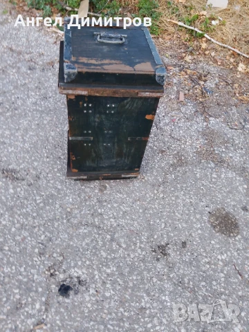 Дървен сандък от военна техника , снимка 3 - Антикварни и старинни предмети - 51353080