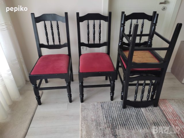 Продавам дървени столове за трапезария, снимка 1 - Столове - 40496037