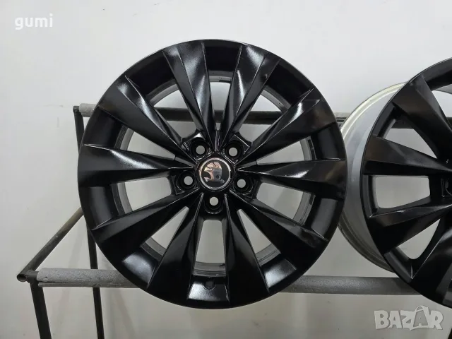 4бр 16ски джанти за SKODA 5х100мм A161585 , снимка 2 - Гуми и джанти - 56298156