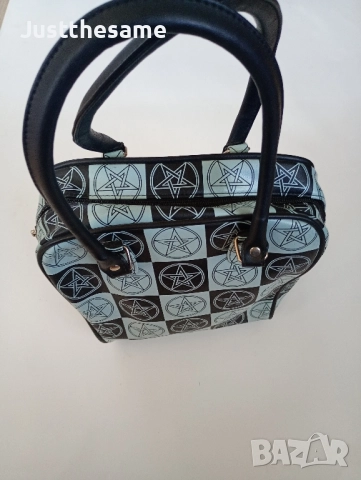 Чанта Дамска Изкуствена Кожа Пентаграм, снимка 2 - Чанти - 51617988