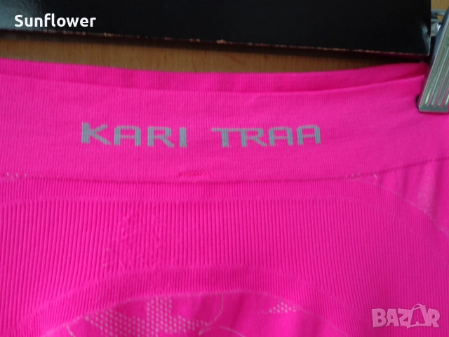 Розов спортен комплект топ и клин Kari Traa XS - S  Топът е в размер S, а клинът XS –S , снимка 5 - Спортни екипи - 51870238