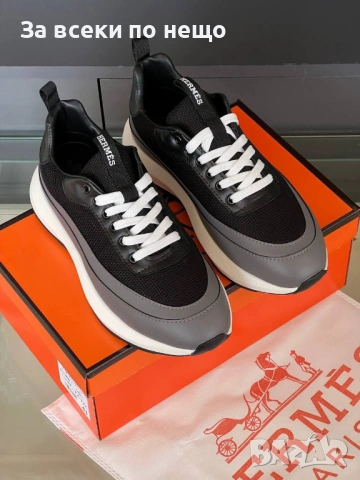 Hermes Мъжки Маратонки👟Мъжки Спортни Обувки Хермес - Налични Различни Цветове Код E1262, снимка 10 - Маратонки - 53755757