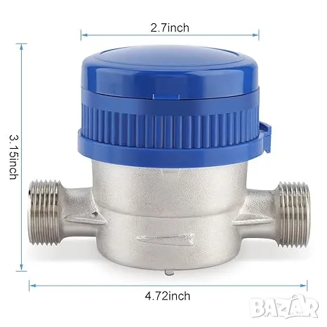 Водомер за студена вода., снимка 3 - ВИК - 47993451