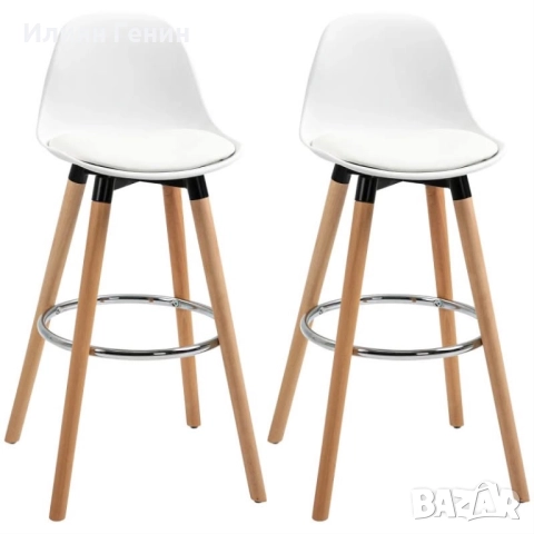 Комплект от два бар стола, снимка 6 - Столове - 52845949