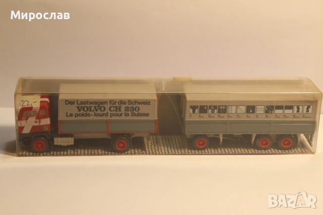 ALBEDO 1:87 H0 VOLVO TIR ТИР ИГРАЧКА КОЛИЧКА МОДЕЛ КАМИОН