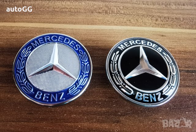 Емблема Мерцедес Mercedes Benz Тапа с две краета 57мм