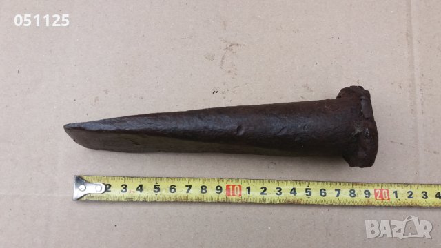 стоманизирана кама, клин секач за дърва , снимка 5 - Антикварни и старинни предмети - 39901323