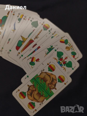 Немски карти за белот Нови, снимка 2 - Антикварни и старинни предмети - 51241240