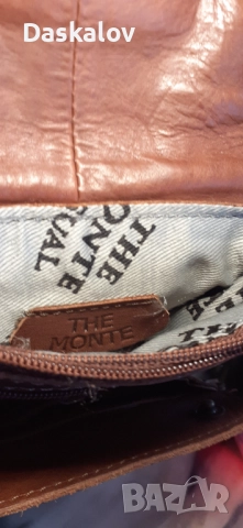 Продавам мъжка кожена чанта през рамо, снимка 5 - Чанти - 51712150