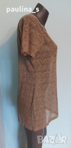 Еластична дантелена рокля тип туника "Ze-Ze concept" / голям размер , снимка 4 - Рокли - 36020073