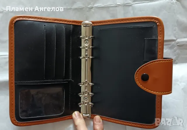 Кожена подвързия за органайзер, снимка 4 - Ученически пособия, канцеларски материали - 49545867