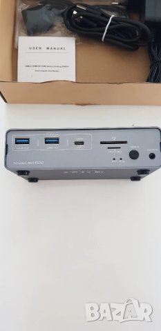 13-в-1 USB-C Docking Station CMSTEDCD SW522 – Професионален Хъб с HDMI 4K@120Hz, DisplayPort, снимка 2 - Кабели и адаптери - 50575843