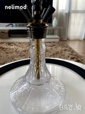 THE HOOKAH Black Mamba Anthrazit Gunmetal & Gold  внос от Германия, снимка 4 - Наргилета - 41321387