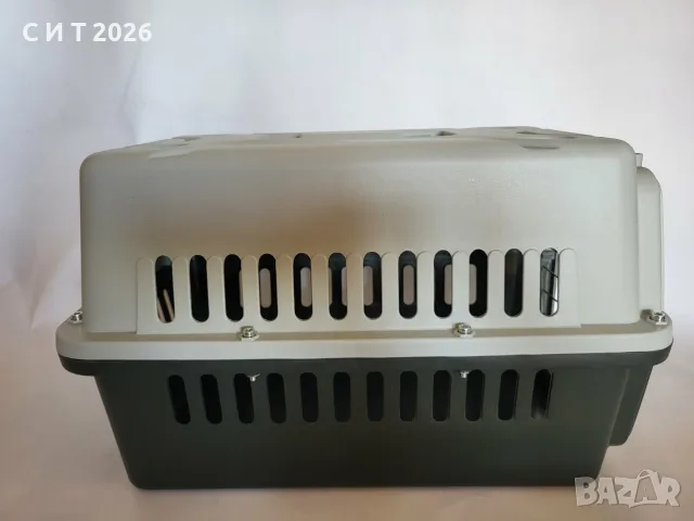 транспортна пластмасова преносима чанта с мет.врата ,кутия,клетка,котка,зайче, снимка 2 - За котки - 55834307