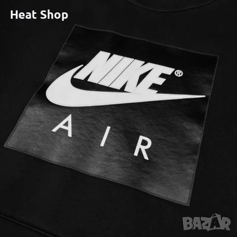 Мъжка блуза Nike Air Crew Neck Block Logo Sweatshirt, снимка 2 - Блузи - 48568408