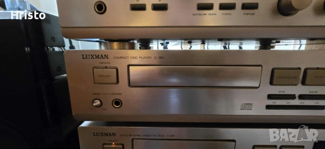 Комплект Luxman K-351, Luxman D-351, Luxman R-341, снимка 4 - Аудиосистеми - 52097987