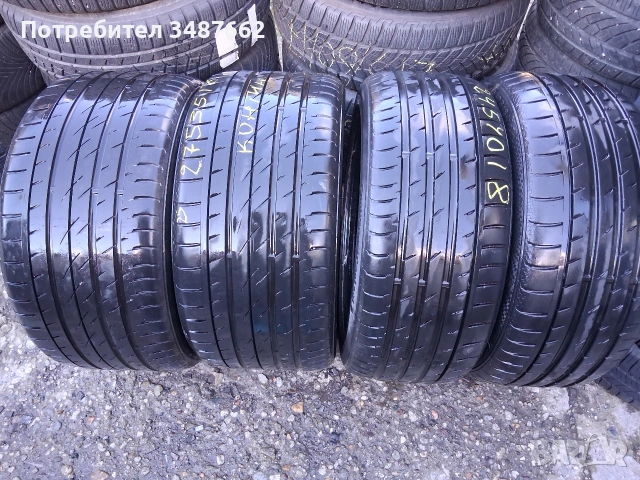 18 цола спорт пакет 275 35 и 245 40 18 КОНТИНЕНТАЛ 4броя летни 