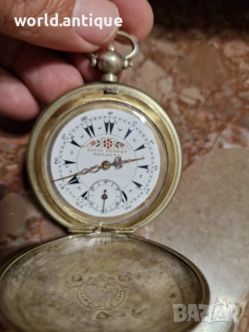 Прекрасен антикварен колекционерски османски джобен часовник 