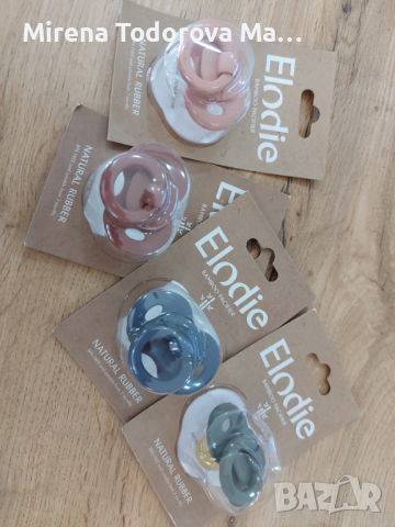 Биберон Еlodie.нБамбукова залъгалка Естествен каучук 3+ месеца. Био