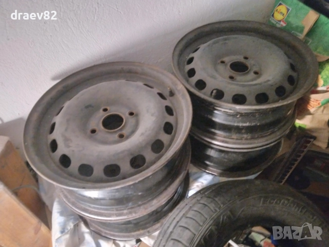 желязни джанти за ауди 80-б3, б4 и за ауди 100 ц4, снимка 2 - Гуми и джанти - 51744856