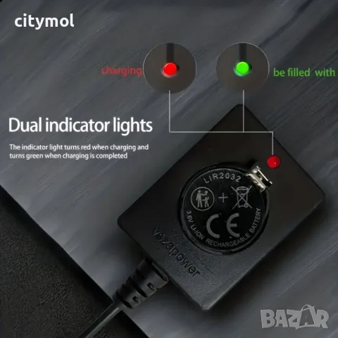 Зарядно устройство за акумулаторни батерии 2032, 2025 и 2016, снимка 3 - Друга електроника - 49737595