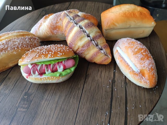 Изкуствени хлебчета за декорация , снимка 6 - Декорация за дома - 35830236