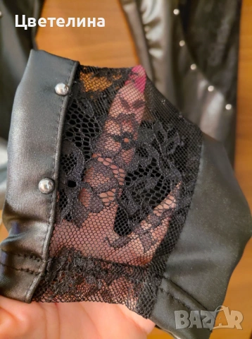 Панталон/ клин с дантела,XL, снимка 2 - Панталони - 53480702