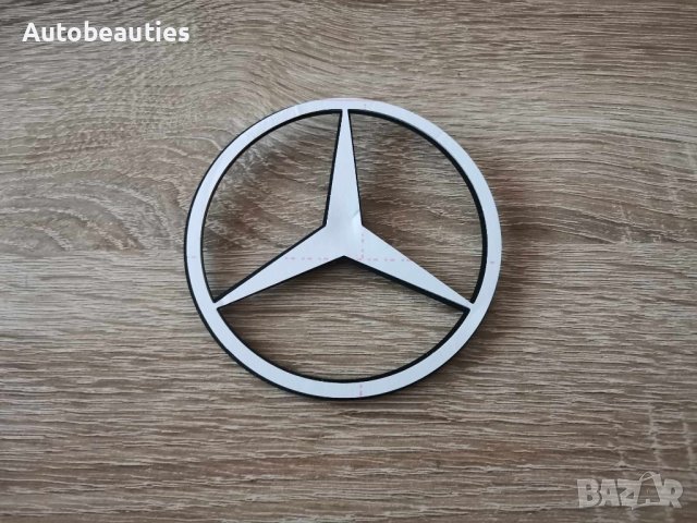 емблема лого Мерцедес Бенц Mercedes Benz черен гланц, снимка 3 - Аксесоари и консумативи - 44370637