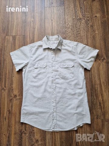 Страхотна мъжка ленена риза DRESSMANN размер M