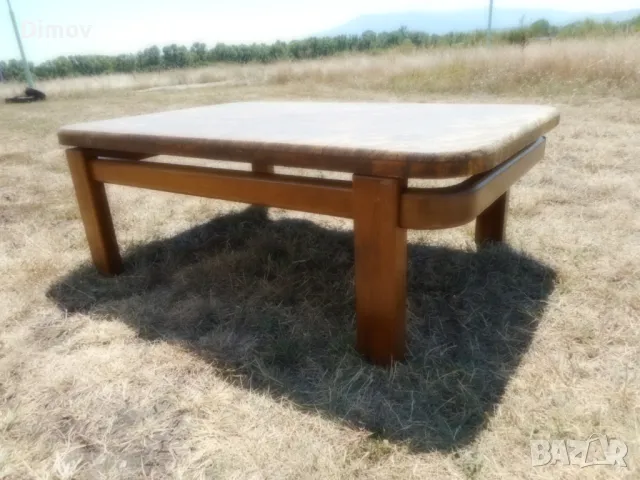 Маса/Холна от гранит и дърво. Внос., снимка 3 - Маси - 48312042