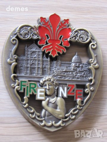 3D Метален магнит от Флоренция, Италия-2, снимка 2 - Колекции - 39977064
