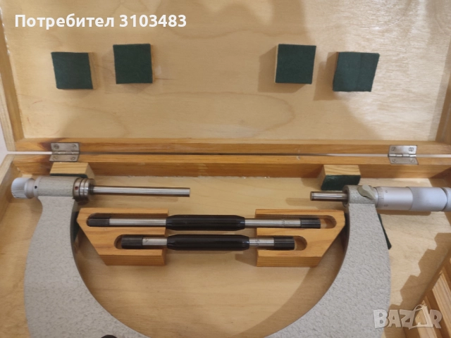 Микрометър 100-200mm., снимка 9 - Стругове - 51895353