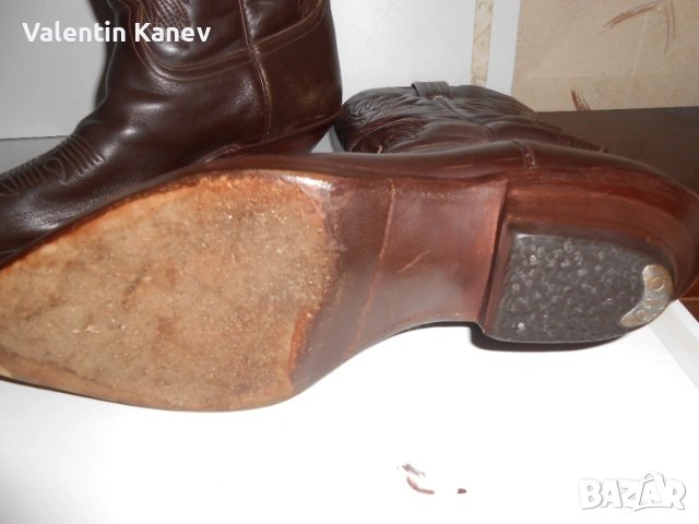 рокерски ботуши "Ton-mora" Spain екстра шпиц, снимка 3 - Мъжки ботуши - 53378742