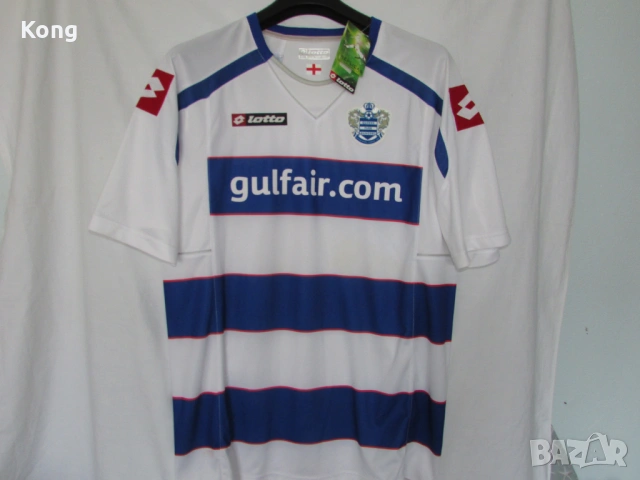 винтидж горница Милан Италия НОВА с етикети Lotto Куинс Парк Рейнджърс QPR дълъг ръкав, снимка 3 - Футбол - 53683645