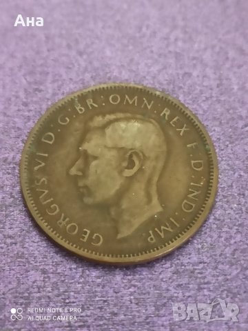 1/2 пени Джордан 6 1938 година, снимка 1