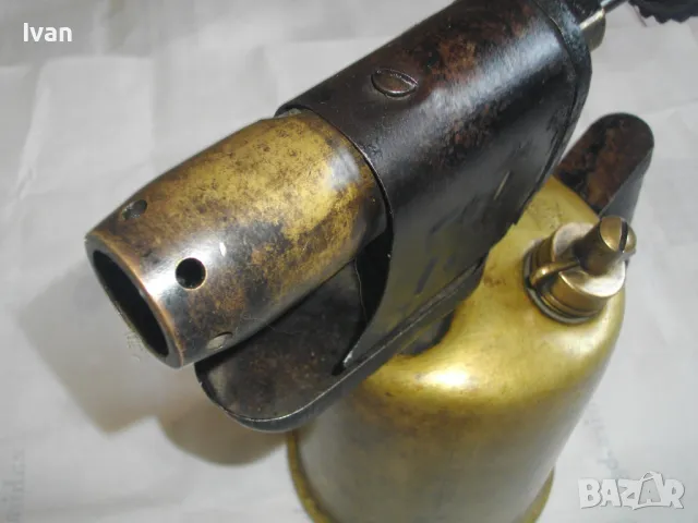 БЪЛГАРСКА БЕНЗИНОВА ГОРЕЛКА ТИП ЛАМПА 1994г. ОТЛИЧНО СЪСТОЯНИЕ 1L ХРОМ СИЛИСТРА ПОЧТИ НОВА, снимка 4 - Други инструменти - 48235220