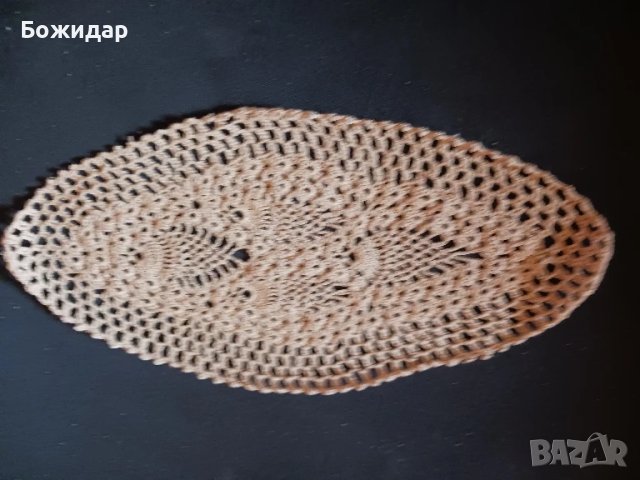 Ръчно Плетено Каре(терличка). На 1 кука., снимка 2 - Декорация за дома - 51348475