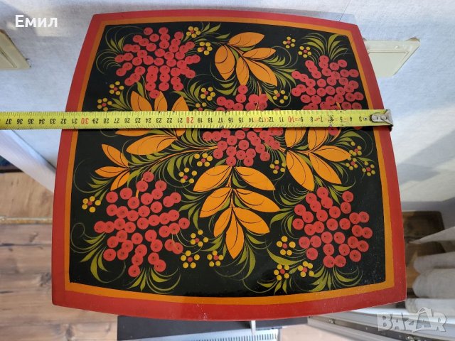 Колекционерска масичка ХОХЛОМА  СССР , снимка 6 - Колекции - 41240723