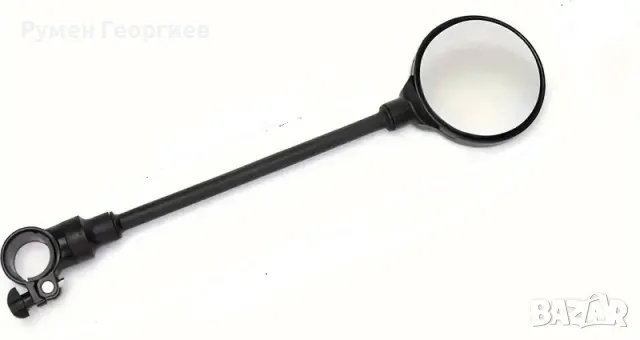 Универсално сферично огледало с гъвкаво дълго рамо за велосипед, скутер, мотопед