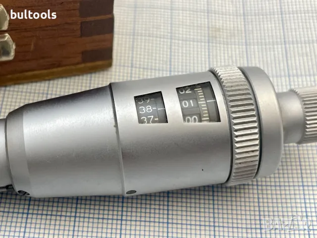 Швейцарски микрометър TESA 25-50mm., снимка 3 - Други инструменти - 48128711