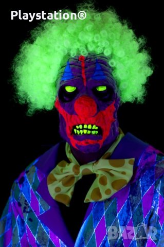 Зловещият Клоун маскa от латекс, снимка 6 - Други - 40174324