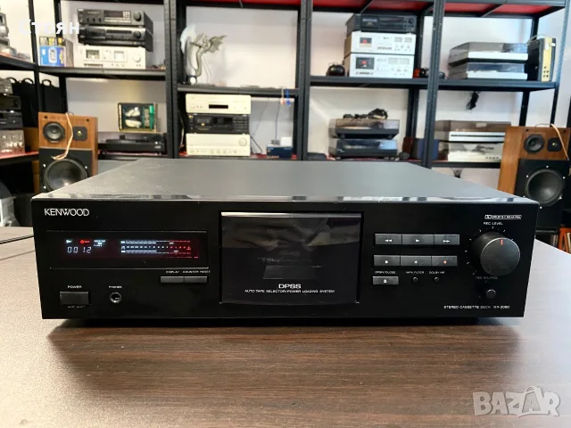 Тримоторен касетен дек Kenwood