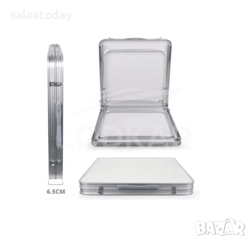 Маса сгъваема 120см, Сгъваема маса с регулируема височина, снимка 2 - Маси - 47337762