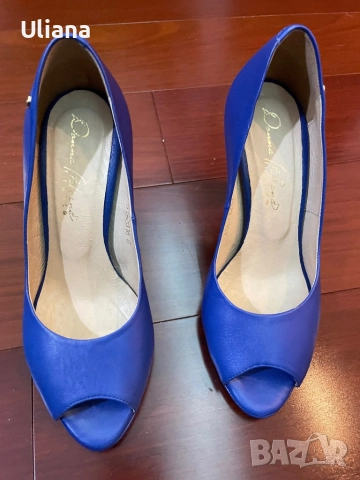 Дамски обувки висок ток кожа, снимка 9 - Дамски обувки на ток - 51918476