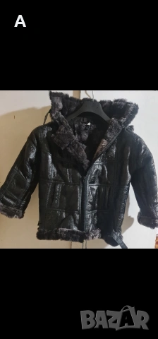 Детско топло кожено кожухче 3/4г., снимка 5 - Детски якета и елеци - 53256496