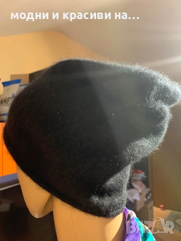 Кашмирена шапка Zara, one size, снимка 3 - Шапки - 52949411