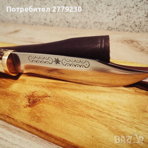 Нож на Т.Лалев с острие на Вихрен Нов!, снимка 5 - Ножове - 51422358