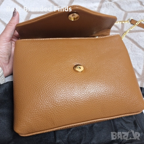 Нова! Оригинална чанта Mia Tomazzi, естествена кожа , снимка 5 - Чанти - 52112132